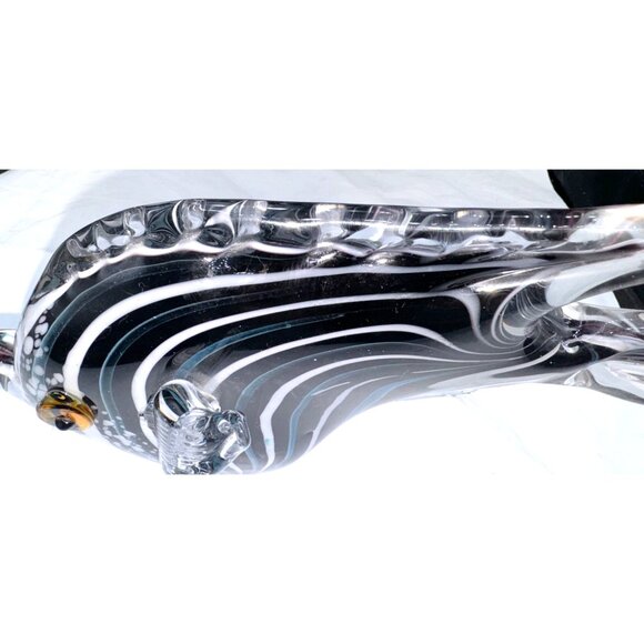 Hand Fused Vinci Art Glass Queen Angelfish By Dynasty Gallery - Picture 4 of 10